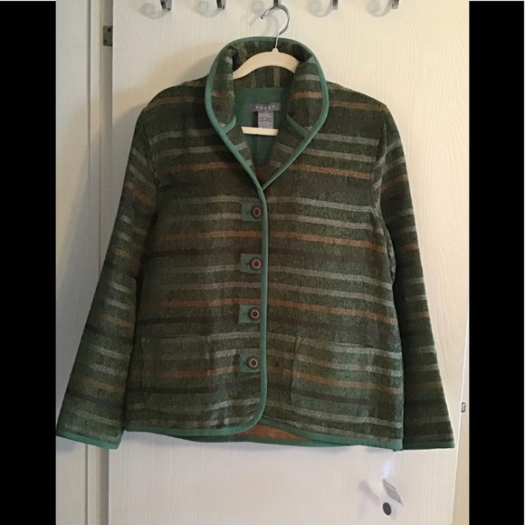 KORET Fall Winter Jacket  size Med covent Garden Fern NWT great earthy colors . - Picture 1 of 16